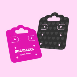 Mini Cartela Personalizada Para Brincos