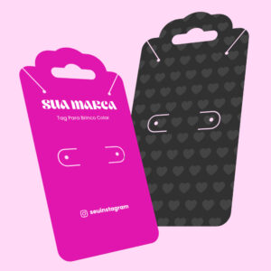 Tag Para Brinco Colar Personalizada